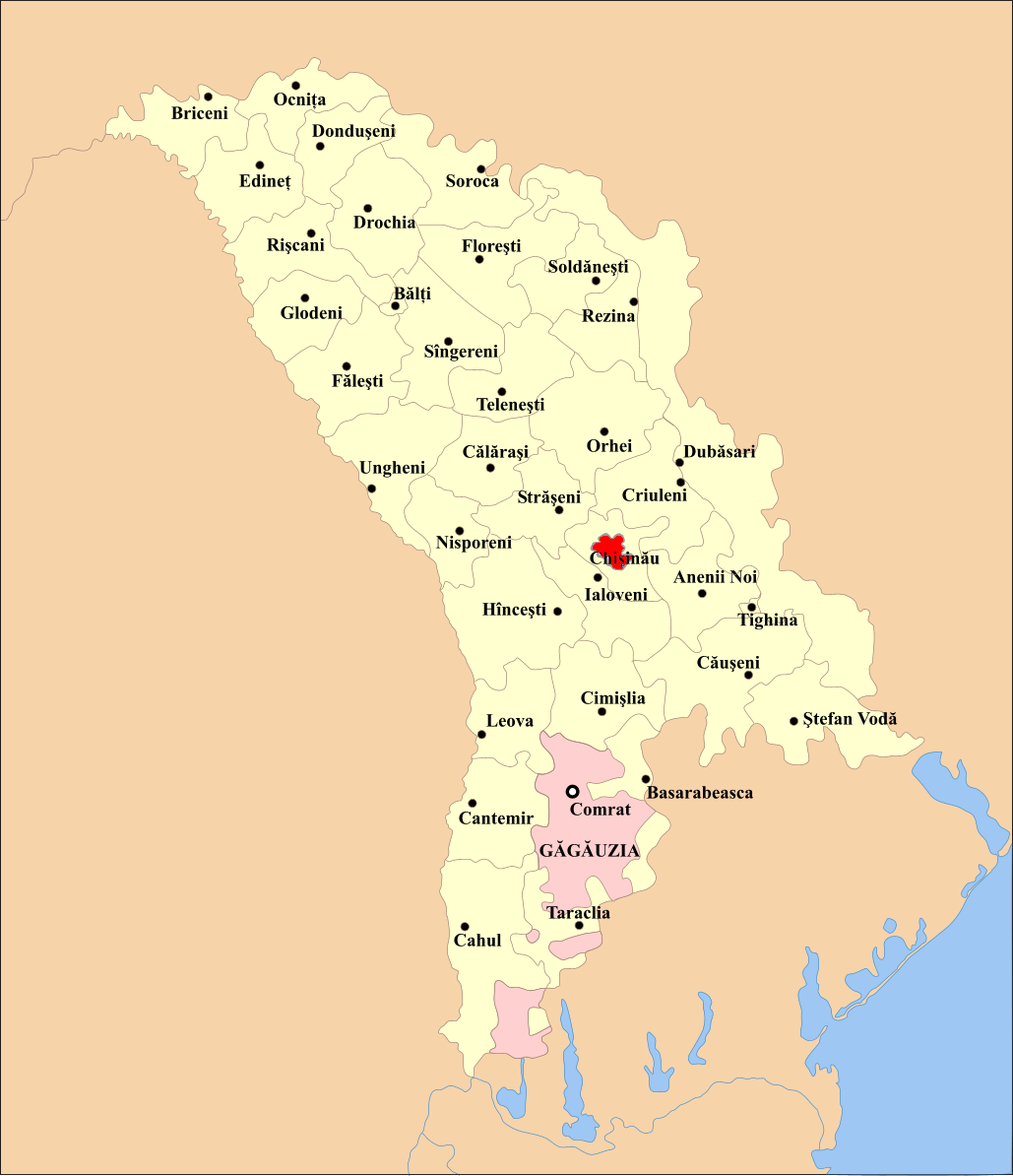 Chisinau map